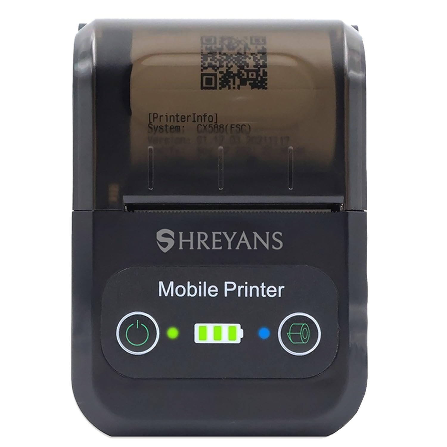61neud6nv1L._SL1500_ SHREYANS SRS588 2inch Portable Bluetooth Printer (588_Manual Cutter) - Image 1